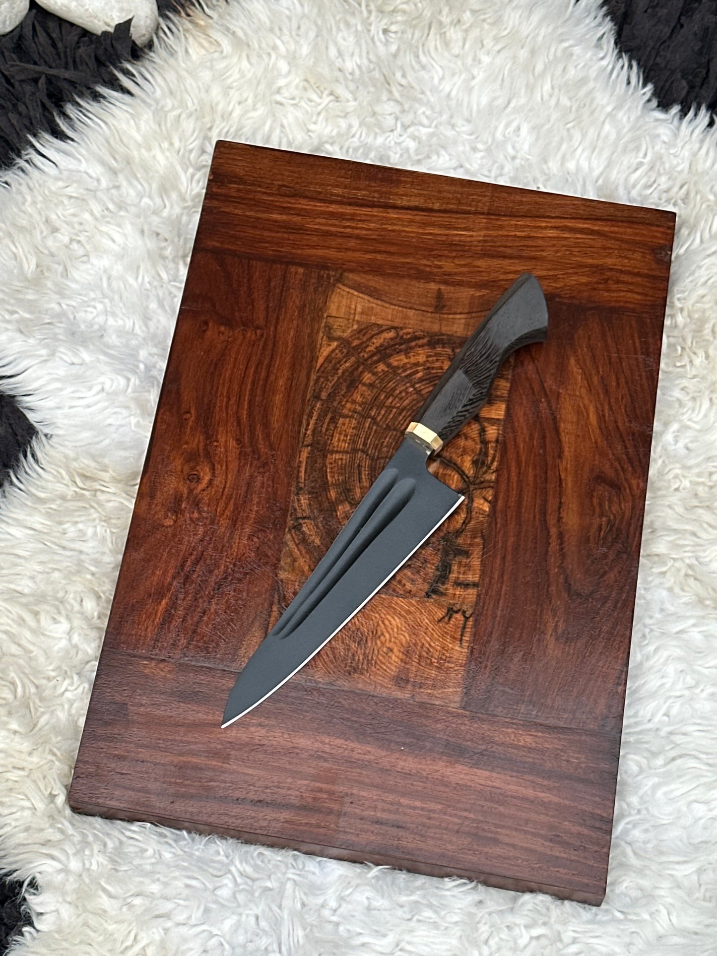 D2 Steel Chef Knife – Ultra-Sharp Blade with Ergonomic Grip