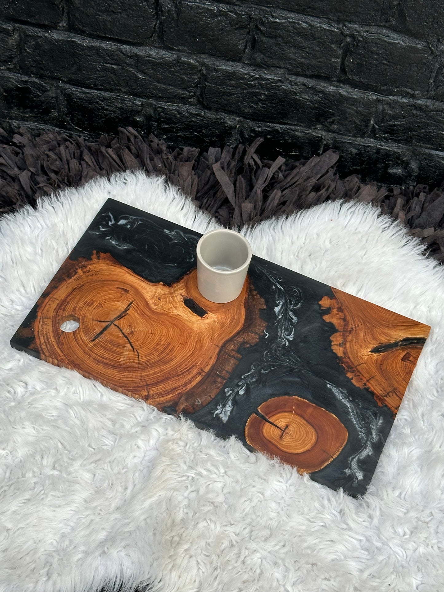 Signature Charcuterie Board – Elegant Wood Serving Tray for Home Gatherings