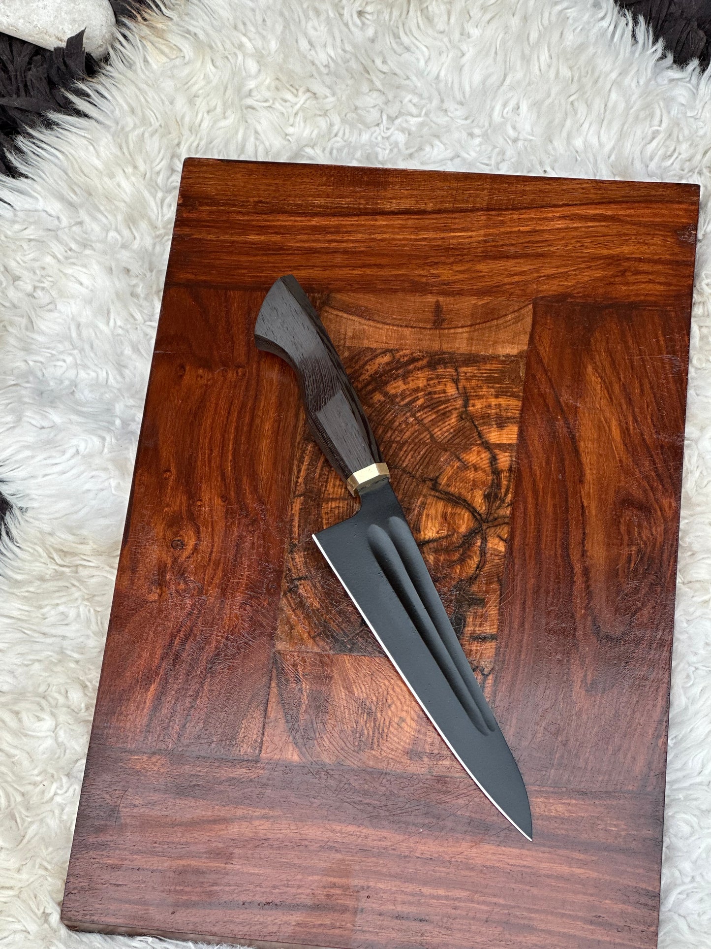 D2 Steel Chef Knife – Ultra-Sharp Blade with Ergonomic Grip