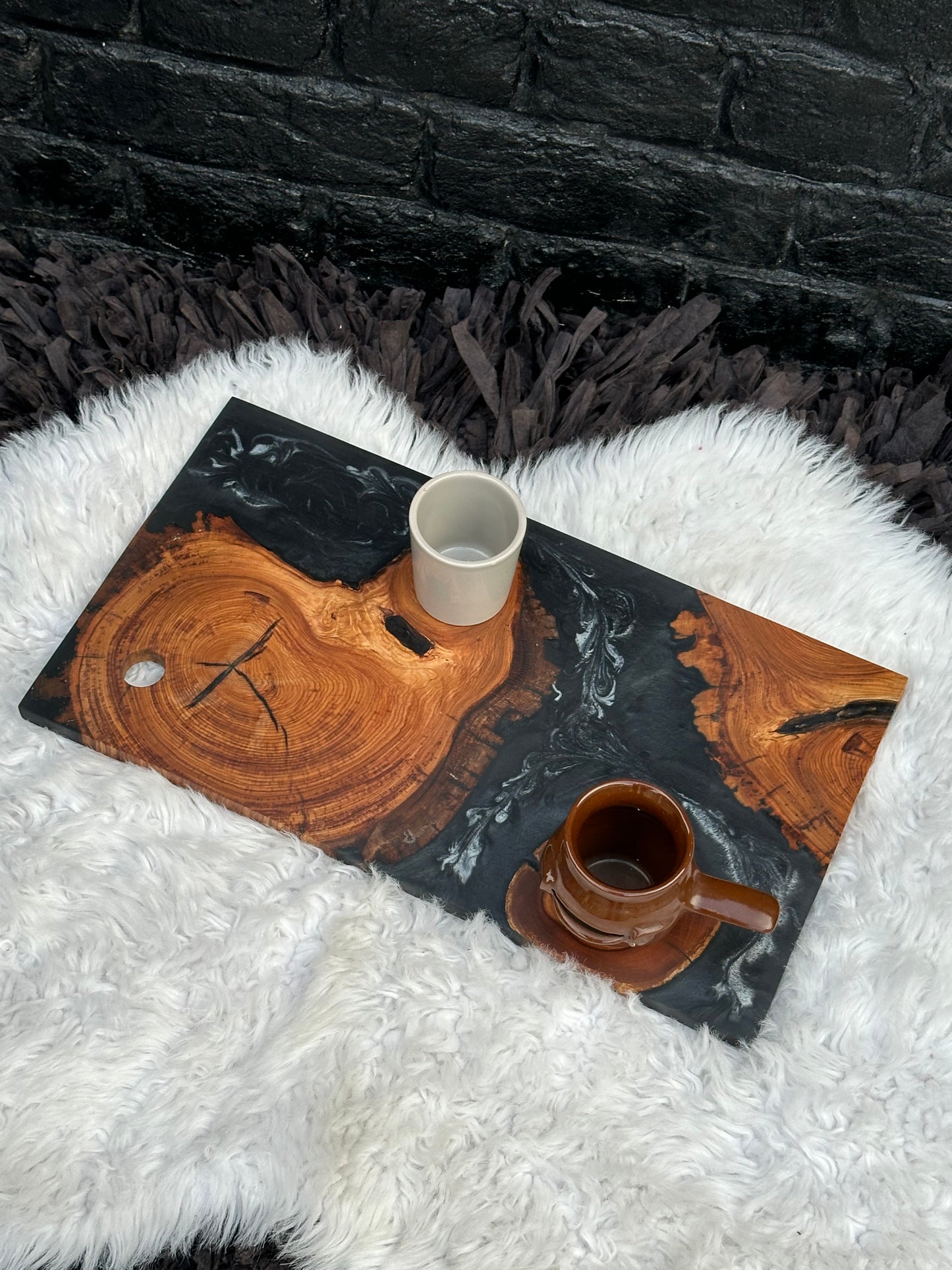 Signature Charcuterie Board – Elegant Wood Serving Tray for Home Gatherings